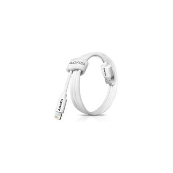 Cablu de date ADATA Lightning iPhone 6 1.0m Alb amfipl-100cm-cwh