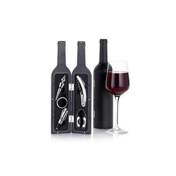 Set accesorii pentru vin, in forma de sticla (9 voturi ) 5 stele (9 voturi) 100% Complet