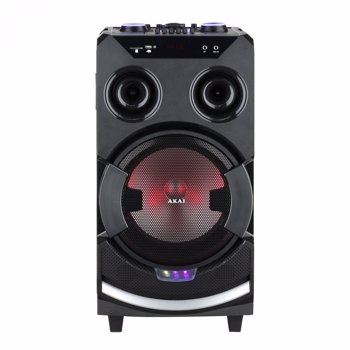 Boxa portabila Akai ABTS-112 cu BT, USB, FM Radio, microfon, baterie reincarcabila