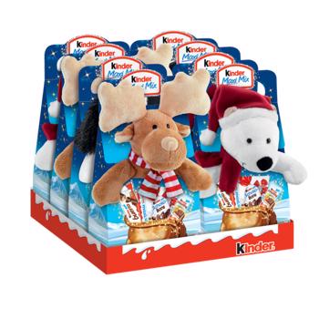 Kinder Maxi Mix cu animalute de plus