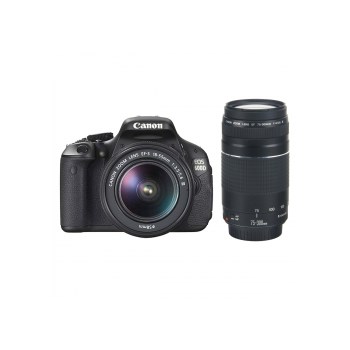 Canon EOS 600D + 18-55 DC III (fara IS) + 75-300 DC