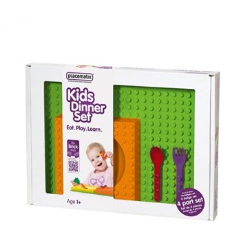 Placematix Set de hranire Kids, bol, lingura si furculita