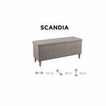 Taburet tapitat SCANDIA