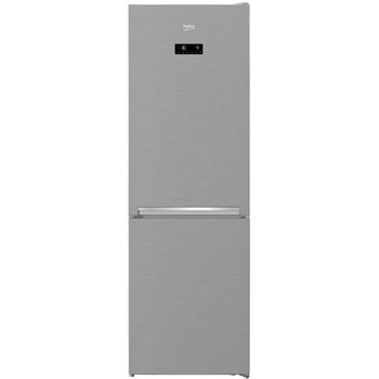 Combina frigorifica Beko RCNA366E30ZXB, 324 litri, Clasa A++, NoFrost, Touch control, H 185.9 cm, Argintiu