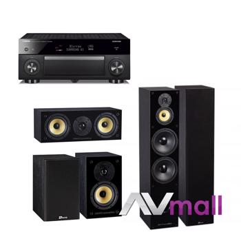 Pachet Receiver AV Yamaha RX-A1080 + Pachet Boxe Davis Acoustics Balthus 90 + Boxe Davis Acoustics Balthus 30 + Boxa Davis Acoustics Balthus 10