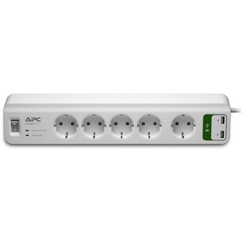 Prelungitor APC PM5U-GR Essential SurgeArrest 5 prize Schukocu protectie, port USB charger
