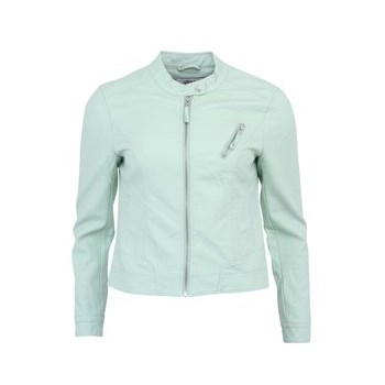 Jacheta verde pal din piele artificiala VERO MODA Irina