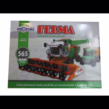 Jucarie Ferma 565 piese - Combina si basculanta