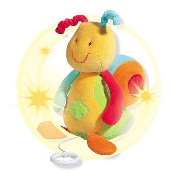Jucarie muzicala cu led Melc Brevi Soft Toys