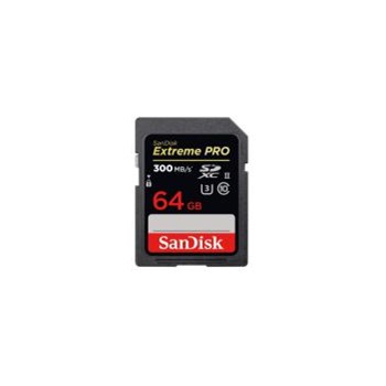Card memorie SanDisk Extreme PRO SDXC 64GB - 300MB/s UHS-II