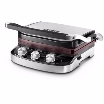 Gratar electric De'Longhi CGH912C, 1500 W, 5 in 1, Invesil ceramic, Inox