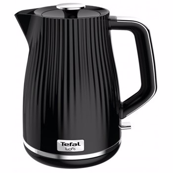 Fierbator Tefal Loft KO250830, 2400 W, 1.7 L, Negru
