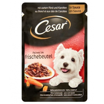 CESAR Vită și Legume, bax hrană umedă câini, (în aspic), 100g x 24