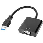 Adaptor USB 3.0 la VGA Negru KOM0984