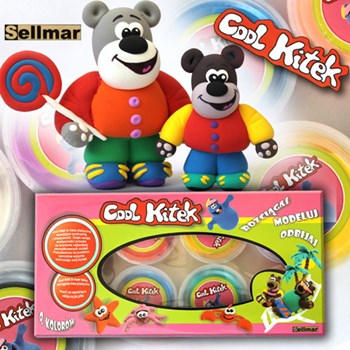 Set plastelina Cool Kitek 8 buc
