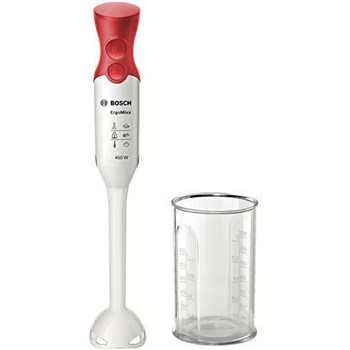 Blender Bosch MSM64010, 450 W, 1 viteza+Turbo, Alb/Rosu