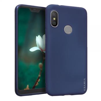 Husa KRASSUS pentru Xiaomi Mi A2 Lite din silicon mat dark blue
