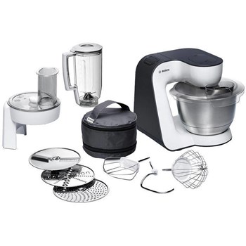 Robot de bucatarie Bosch MUM52120, 700 W, Bol 3.9 l, Blender 1.25 l, 4 viteze (Alb)