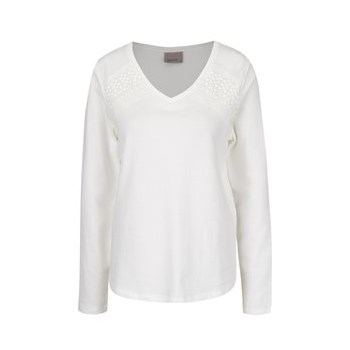 Bluza crem VERO MODA Tikka cu aplicatii macrame