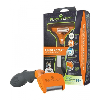 Perie Furminator M pentru Caini cu Par Scurt