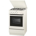 Zanussi Aragaz pe gaz ZCG210M1WA, 4 arzatoare, siguranta plita/cuptor, 50 cm, alb