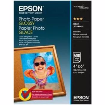 Hartie Foto Epson Glossy, 10x15 cm, 500 coli