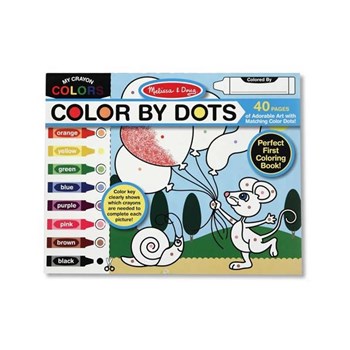 Colour by dots. Bloc cu desene de colorat