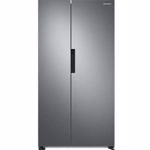 Side By Side Samsung RS66A8100S9/EF, 652 l, Full No Frost, Twin Cooling Plus, Conversie Smart 5 in 1, SpaceMax, Compresor Digital Inverter, Clasa F, H 178 cm, Inox