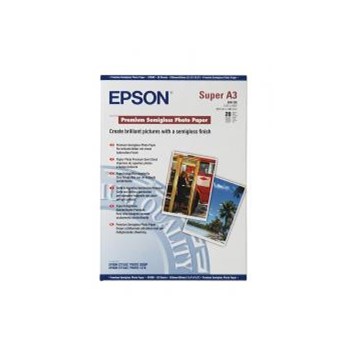 Premium Semigloss Photo Paper Epson DIN A3+ 20 Blatt c13s041328