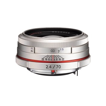 Pentax Ricoh 70mm F2.4 DA HD Limited - argintiu