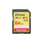 SanDisk Extreme SDXC 64GB 150MB/s V30 UHS-I U3