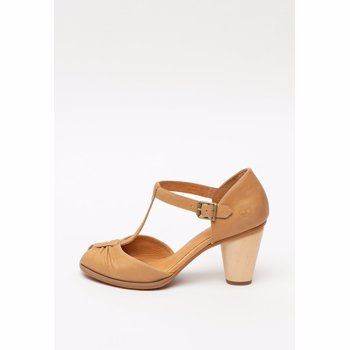 Pantofi de piele cu varf decupat Nevali