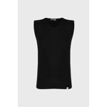 Tricou fara maneci, negru