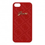 Capac Protectie Spate Guess pentru iPhone 5 5s SE Colectia Scarlett - Rosu