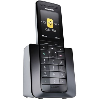 Telefon fara fir Panasonic DECT Premium KX-PRS110FXW, Caller ID, Negru