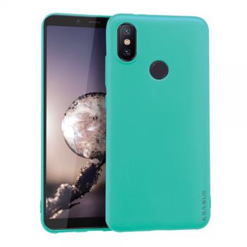 Husa KRASSUS pentru Xiaomi Mi A2 / 6X din silicon mat turcoaz