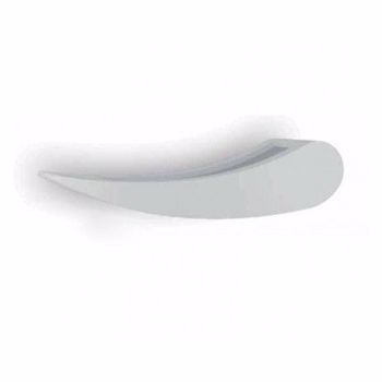 Aplica Applique BF-2569 2570 G9 gesso bianco verniciabile destro sinistro lampada parete interno IP20