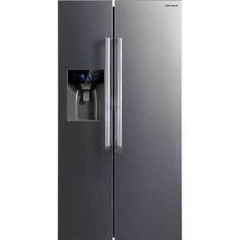 Side by side Vortex VS52NSS01M, No Frost, 520 L, Control electronic, Compresor Invertor, Dozator apa, H 176.5 cm, Inox