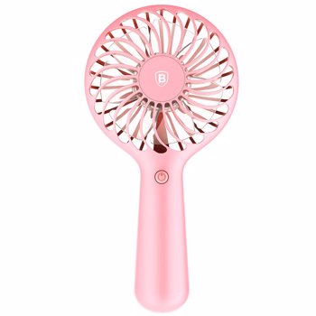 Mini Ventilator Portabil Baseus 3 viteze incarcare USB Roz cxqy-04
