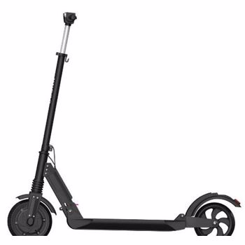 Trotineta electrica KUGOO S1, viteza 30 km/h, autonomie 30 km, putere motor 350W, roti 8", timp de incarcare 4h, Neagra