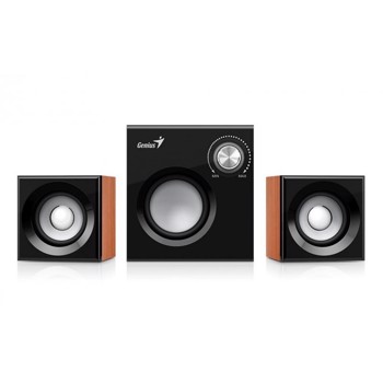 BOXE 2.1 GENIUS "SW-2.1 370", RMS: 1Wx2 + 6Wx1, wood "31731067102" (include timbru verde 1 leu)