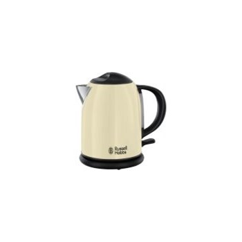 Fierbator Russell Hobbs 20194-70 Classic Compact, Filtru lavabil si detasabil, Iluminare LED, 1l, 2200 W, Cream