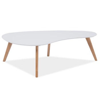 Masa de cafea Aurea White, L120xl60xh38 cm