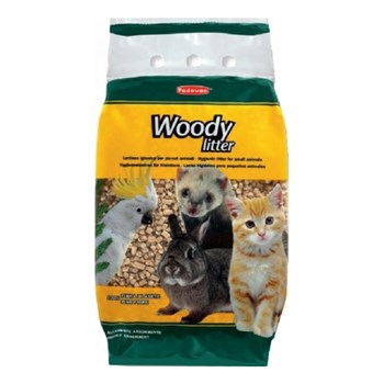 Asternut igienic pentru pasari, rozatoare si pisici Woody Litter, 10 L