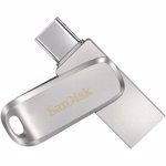 Memorie USB Sandisk Ultra® Luxe Dual Drive 64GB, USB 3.1/USB Type-C, Metal