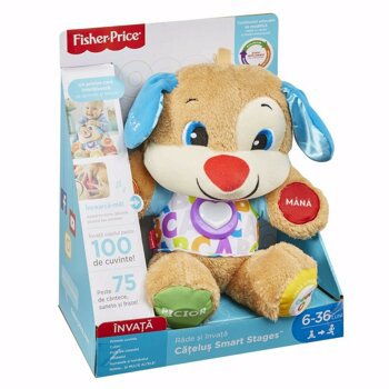 Jucarie interactiva Fisher Price, Catelusul vorbitor - Smart Stages