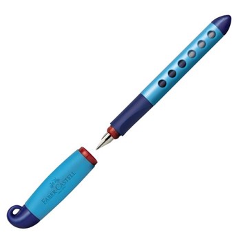 Stilou scolar Faber-Castell Scribolino pentru stangaci, Albastru
