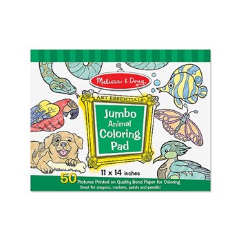 Jumbo colouring pad. Caiet jumbo pentru colorat, Animale
