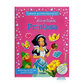 Lipeste autocolantele Alba-ca-zapada Printesa 978-606-508-083-6