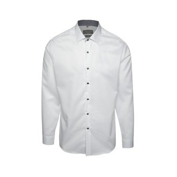 Camasa alba Seven Seas Sunflower slim fit din bumbac